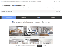 Tablet Screenshot of muebleslospedroches.com